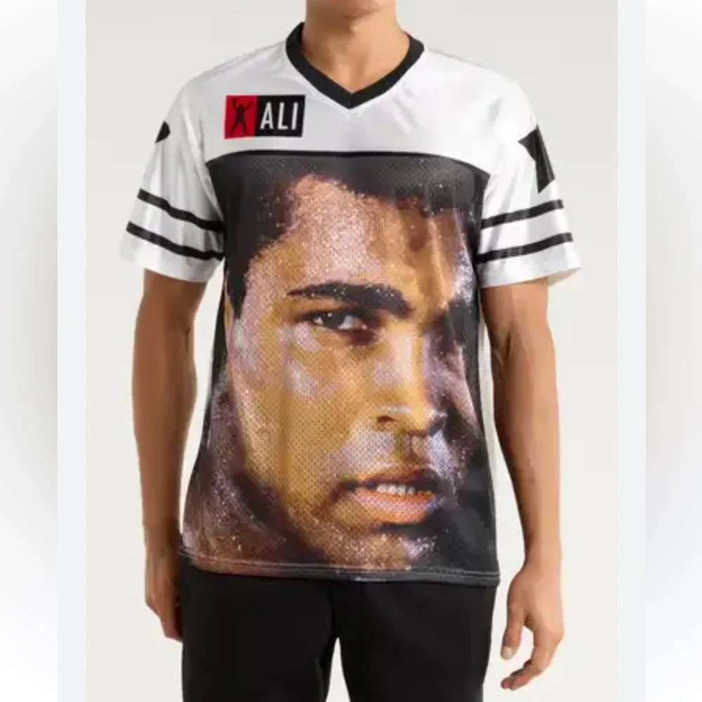 Nordstrom Brand Muhammad Ali Jersey Shirt Top Size Medium NWT Streetwear